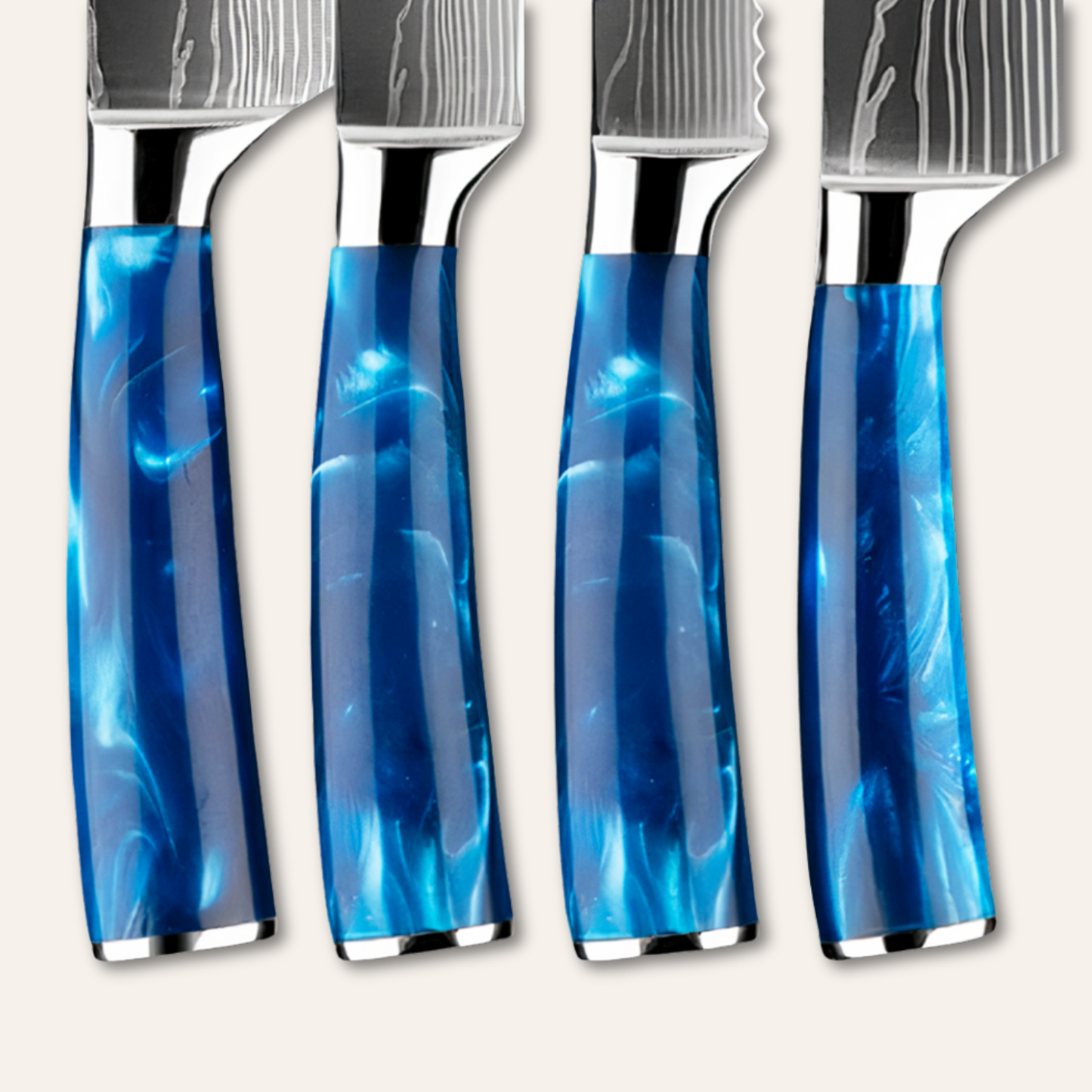 Mottomo Damascus Steel Knives