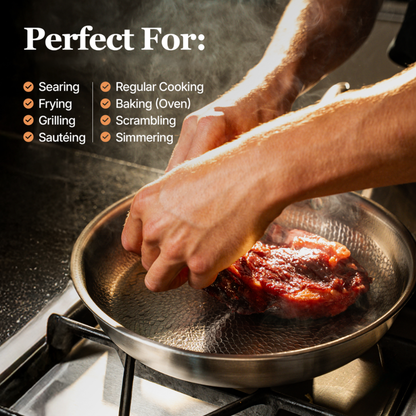 Titanium Hammered Pan Pro